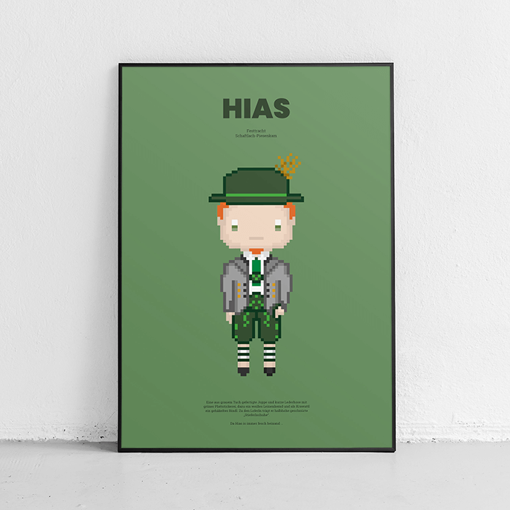 Bavaria Pixel - Edition Bayerische Tracht - Hias